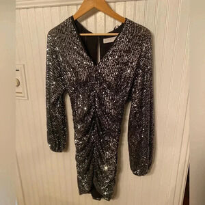 Astr the Label Sequin Bodycon Mini Dress